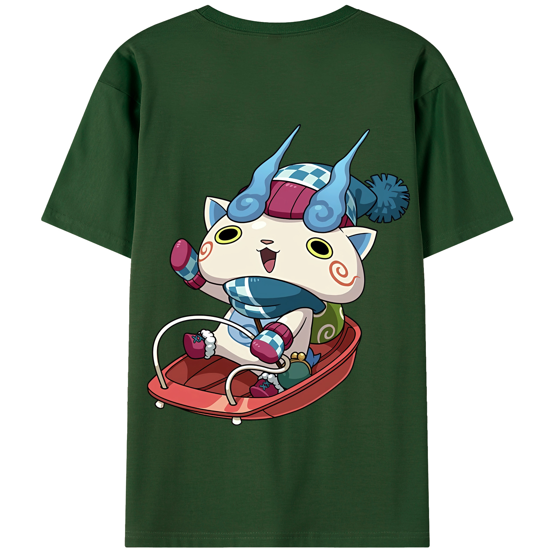 （画像用） 妖怪ウォッチ Yo-kai Watch 綿100％半袖Tシャツ（背面プリント）